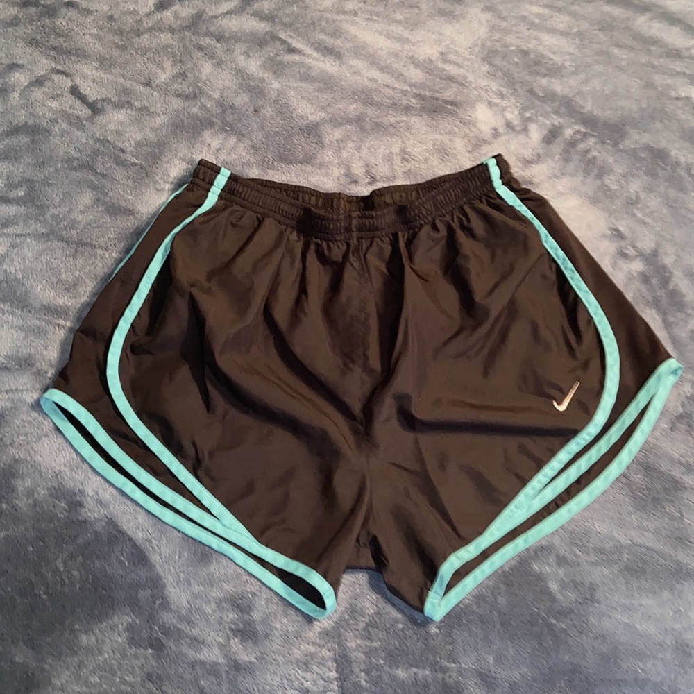 3 for $10 Nike Dri-FIT Shorts black w/teal  piping